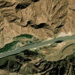 Satellite imagery of Jabal Ghadf, AE