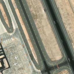 Satellite imagery of Ra’s Abū Mashūţ, QA