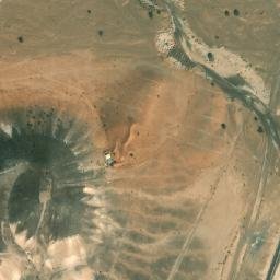 Satellite imagery of Qarn Khuḑayrah, AE