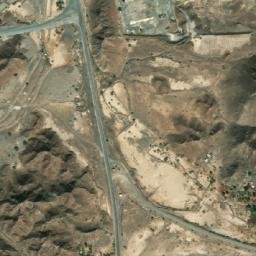 Satellite imagery of Jabal Sakhbīrī, AE