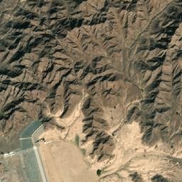 Satellite imagery of Wādī Manşab, AE
