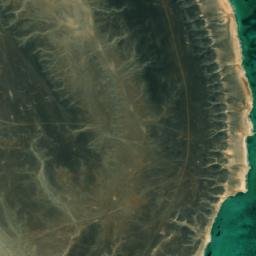 Satellite imagery of Ra’s Şamadāy, EG