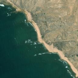 Satellite imagery of Rās Muāri, PK
