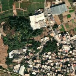 Satellite imagery of Binglang Shan, CN