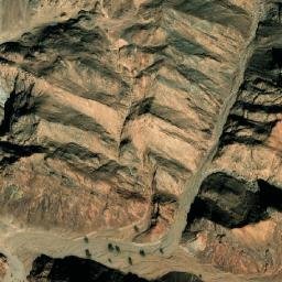Satellite imagery of Jabal Ḩafāfīt, EG