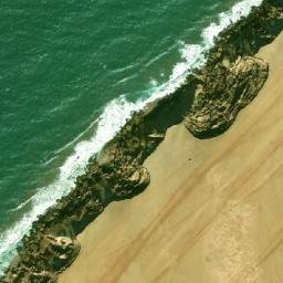 Satellite imagery of Cabo Leven, EH