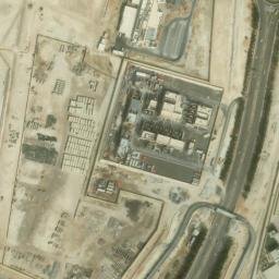 Satellite imagery of Al Mafraq Transmitter, Large Mast, AE