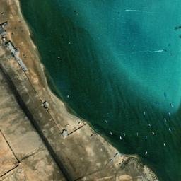 Satellite imagery of Ra’s Qul‘ān, EG