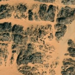 Satellite imagery of Jabal Ghurāb Rayyān, EG