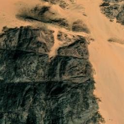 Satellite imagery of Jabal Ghurāb Rayyān, EG