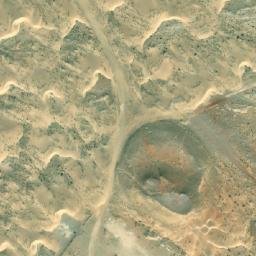 Satellite imagery of Qarn Jamal, AE
