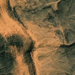 Satellite imagery of Gebel Nuggûr, EG