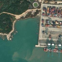 Satellite imagery of Hukong Shan, CN