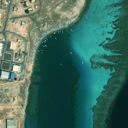 Satellite imagery of Ra’s Abū Fāţimah, SD