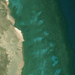 Satellite imagery of Ra’s al Ḩadāribah, EG