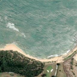 Satellite imagery of Kuilima Point, US
