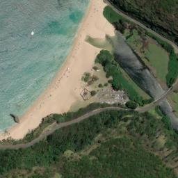 Satellite imagery of Waimea Point, US