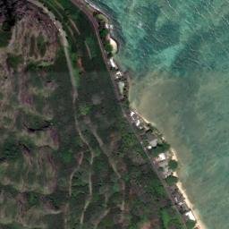 Satellite imagery of Ka‘ō‘io Point, US