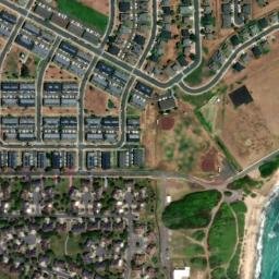 Satellite imagery of Mōkapu Peninsula, US