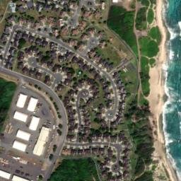 Satellite imagery of Mōkapu Peninsula, US