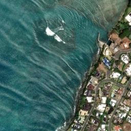 Satellite imagery of China Walls, US
