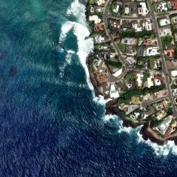 Satellite imagery of China Walls, US