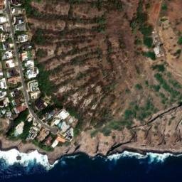 Satellite imagery of China Walls, US