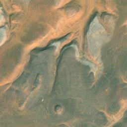Satellite imagery of Khashm ash Shidād, SA