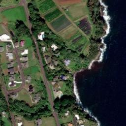 Satellite imagery of PAUKAA POINT LIGHT NEW — NGS TU2158 — Hawaiʻi County, US, US