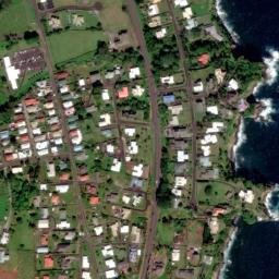 Satellite imagery of PAUKAA POINT LIGHT NEW — NGS TU2158 — Hawaiʻi County, US, US