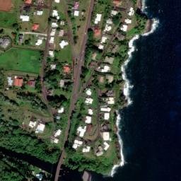 Satellite imagery of PAUKAA POINT LIGHT NEW — NGS TU2158 — Hawaiʻi County, US, US