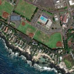 Satellite imagery of KAILUA LIGHT — NGS TU2625 — Hawaiʻi County, US, US