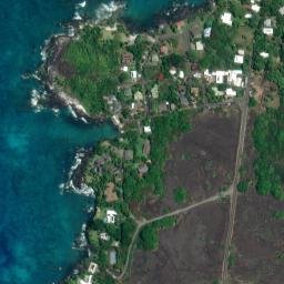 Satellite imagery of KEEI NORTH BASE — NGS TU2535 — Hawaiʻi County, US, US