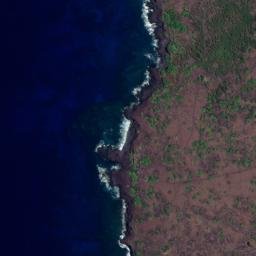 Satellite imagery of AUAU 1972 — NGS TU2514 — Hawaiʻi County, US, US