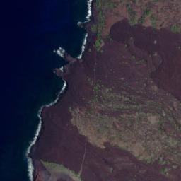 Satellite imagery of AUAU 1972 — NGS TU2514 — Hawaiʻi County, US, US