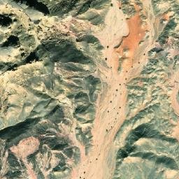 Satellite imagery of Khashm Ghurāb, SA
