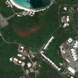 Satellite imagery of MILLER ESTATE FLAGPOLE — NGS TV0497 — Saint Thomas - Saint John District, US, US
