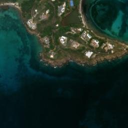 Satellite imagery of PASS 1918 — NGS TV0491 — Saint Thomas - Saint John District, US, US