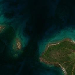 Satellite imagery of PASS 1918 — NGS TV0491 — Saint Thomas - Saint John District, US, US