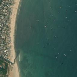Satellite imagery of Waltair Point, IN