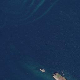 Satellite imagery of Saba Rocks, MM