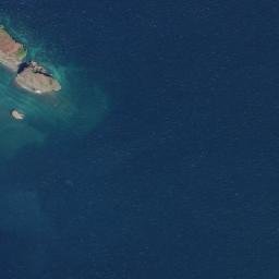 Satellite imagery of Saba Rocks, MM