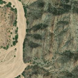 Satellite imagery of Mount Abaure, ER