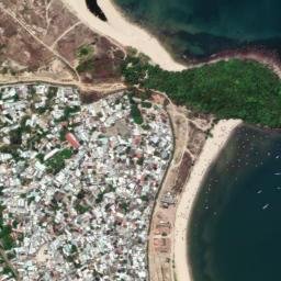 Satellite imagery of Pointe de Nam Ô, VN