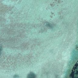 Satellite imagery of Assault Beaches RED 2nd Marines Division WW2, MP