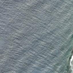 Satellite imagery of Assault Beaches RED 2nd Marines Division WW2, MP