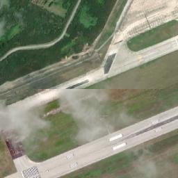 Satellite imagery of JP Aslito Field Air Operations Building WW2, MP
