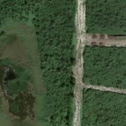 Satellite imagery of Runway 4 on JP Ushi Point Runway 2 WW2, MP