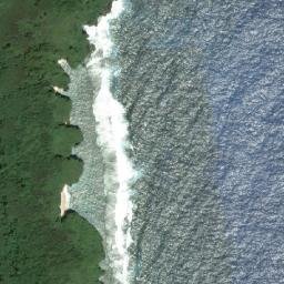 Satellite imagery of Unsuitable Assault Beach YELLOW WW2, MP