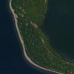 Satellite imagery of Tacligan Point, PH